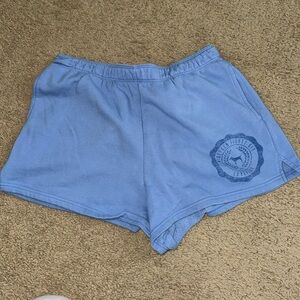 PINK Victoria's Secret Blue Lounge Shorts